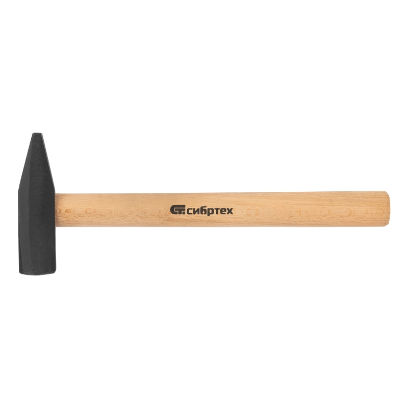 Молоток слесарный 1000 г, квадратный боек, деревянная рукоятка Сибртех (10222)