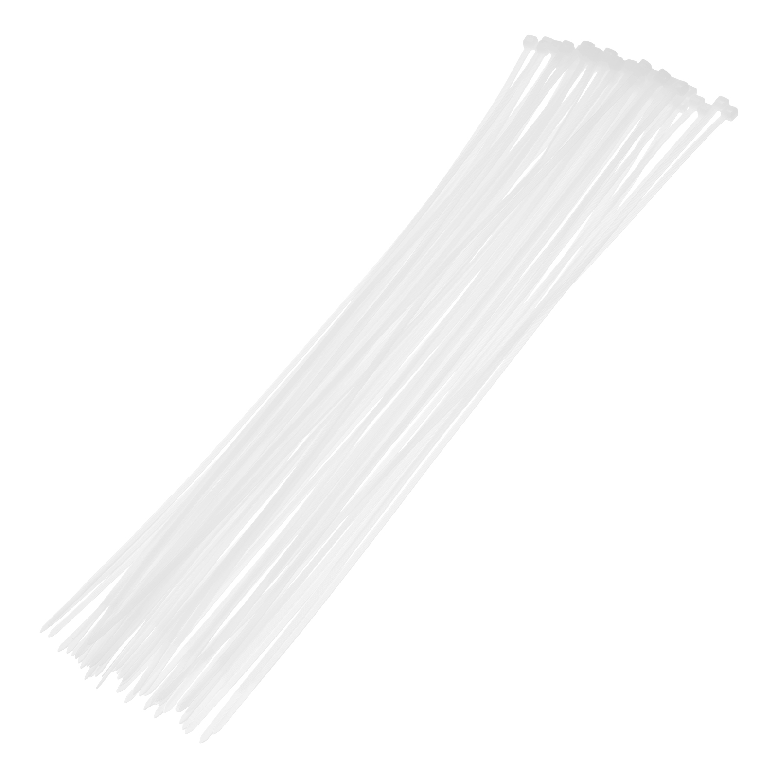 Хомуты, 500 x 4.8 мм, пластиковые, белые, 50 шт Сибртех (45539)