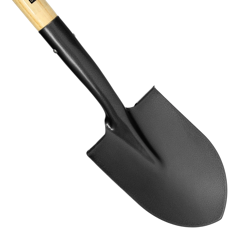 Лопата штыковая, 150х205х720 мм, деревянный лакированный черенок Palisad (61385)