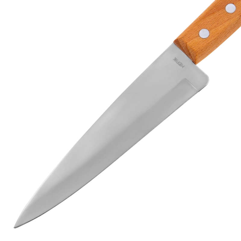 Нож поварской 240 мм, лезвие 130 мм, деревянная рукоятка Hausman (79158)