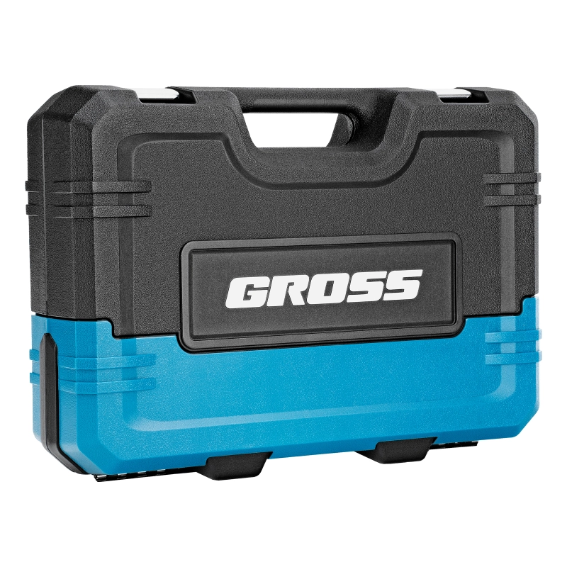 Набор инструментов, 1/4", 1/2", CrV, 120 зубьев, 109 предметов Gross (14155)