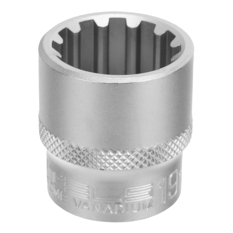 Набор универсальных торцевых головок, 3/8, SpLine, CrV, 10 шт, 8-19 мм Stels (13639)