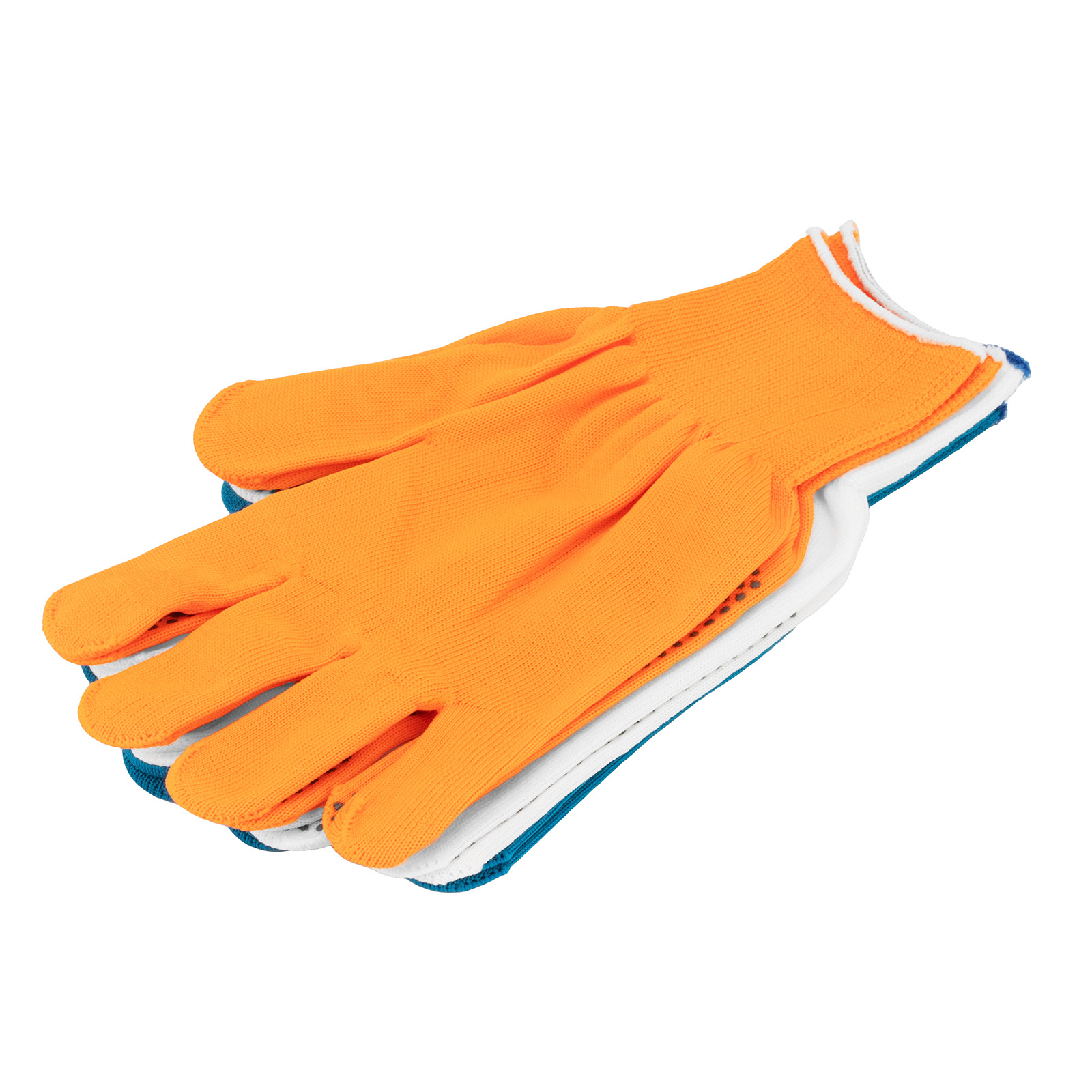 Перчатки в наборе, 3 пары, цвета в ассортименте, ПВХ точка, XL, Palisad (67853)