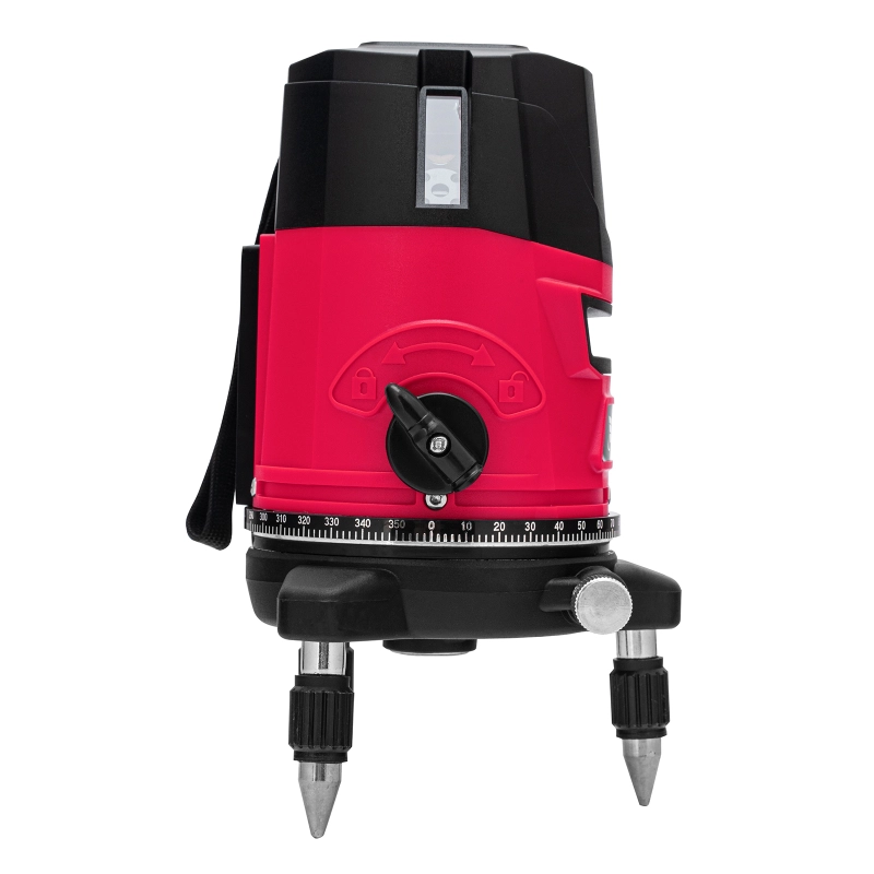 Лазерный уровень CRL-30R, 30 м, красный луч, батарейки, резьба 5/8" MTX (35034)