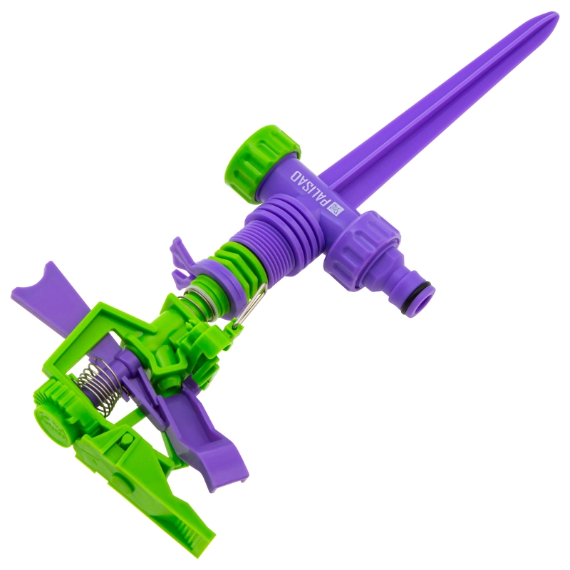 Разбрызгиватель, АБС-пластик, импульсный, с регулировкой угла горизонт распыления до 26 м Palisad (65415)