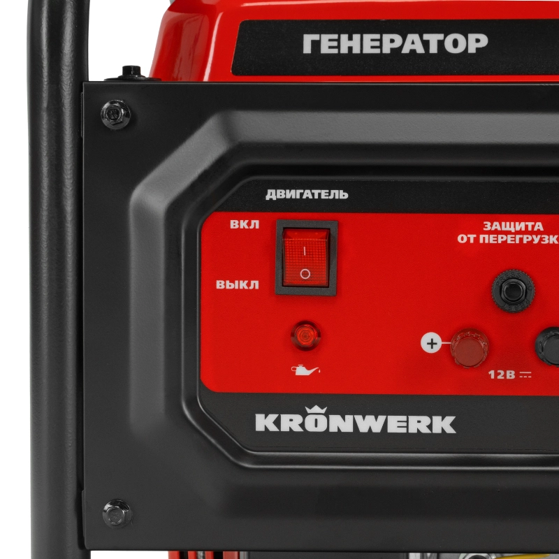 Генератор бензиновый LK-2800R, 2,8 кВт, 230В, ручной стартер Kronwerk (94521)