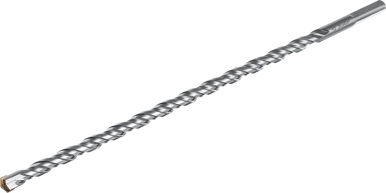 ЗУБР 10 x 300 мм, трехгранный хвостовик, сверло по бетону усиленное, Профессионал (2916-300-10)