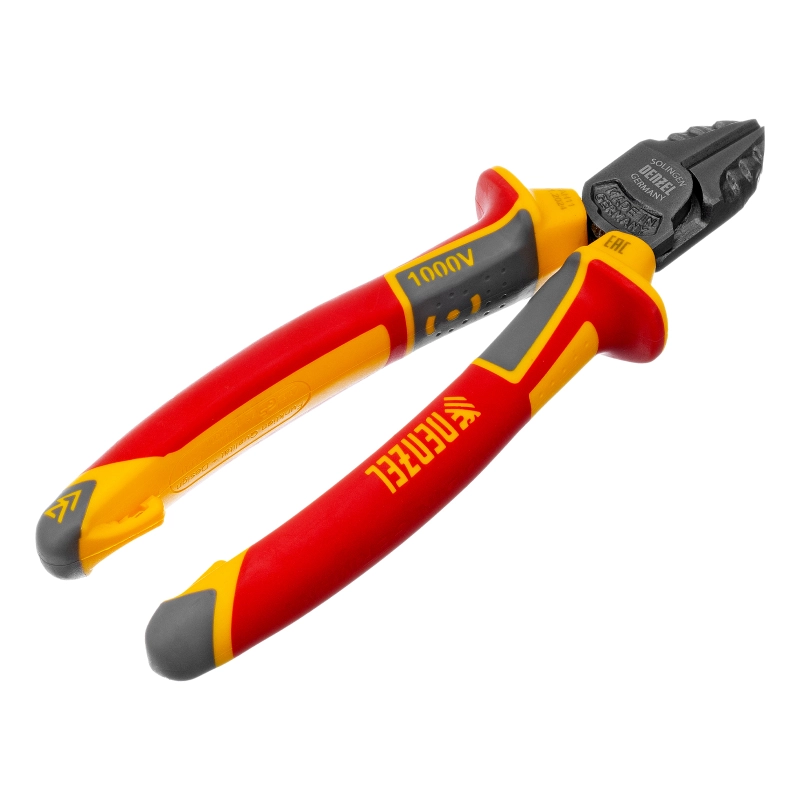 Бокорезы, диэлектрические рукоятки, до 1000 В, трехкомпонентные рукоятки, 180 мм Denzel (17789)