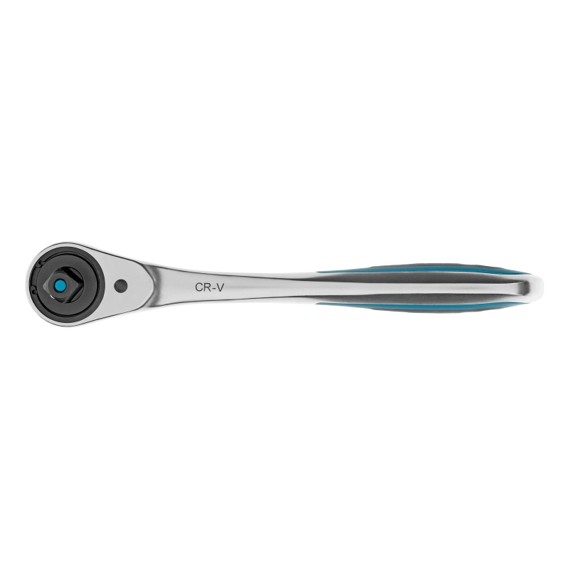 Набор торцевых головок, трещотка 120 зубьев, 1/2", CrV, 36 предметов Gross (14144)