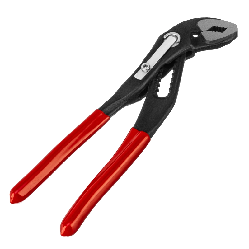 Клещи переставные 180 мм, кнопочный механизм, хром-ванадий, обливные рукоятки Matrix (17925)