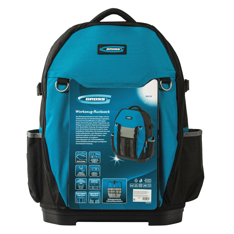 Рюкзак для инструмента Experte, 77 карманов, пластиковое дно, органайзер, 360 х 205 х 470 мм Gross (90270)