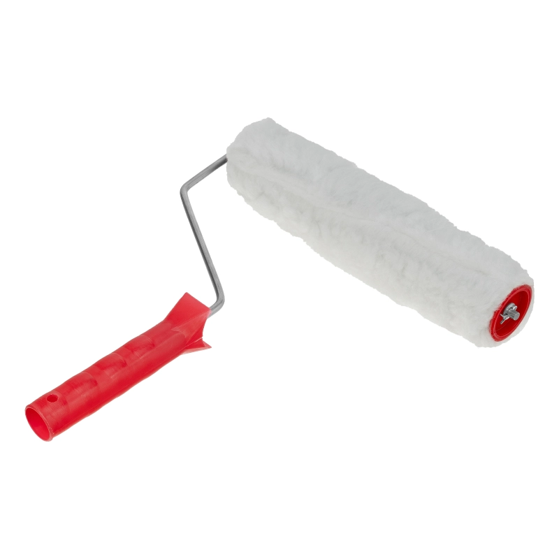 Валик "Искусственный мех", в сборе, 250 мм, D 48 мм, D ручки 6 мм, крепление шплинтом Сибртех (80154)