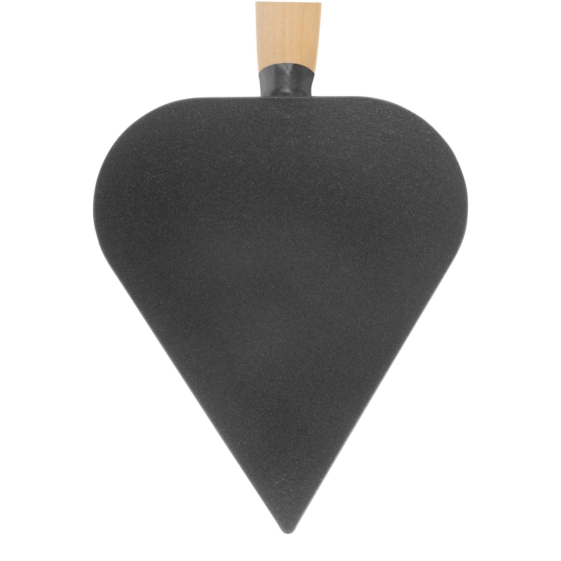 Кельма штукатура стальная, деревянная усиленная ручка (86224)