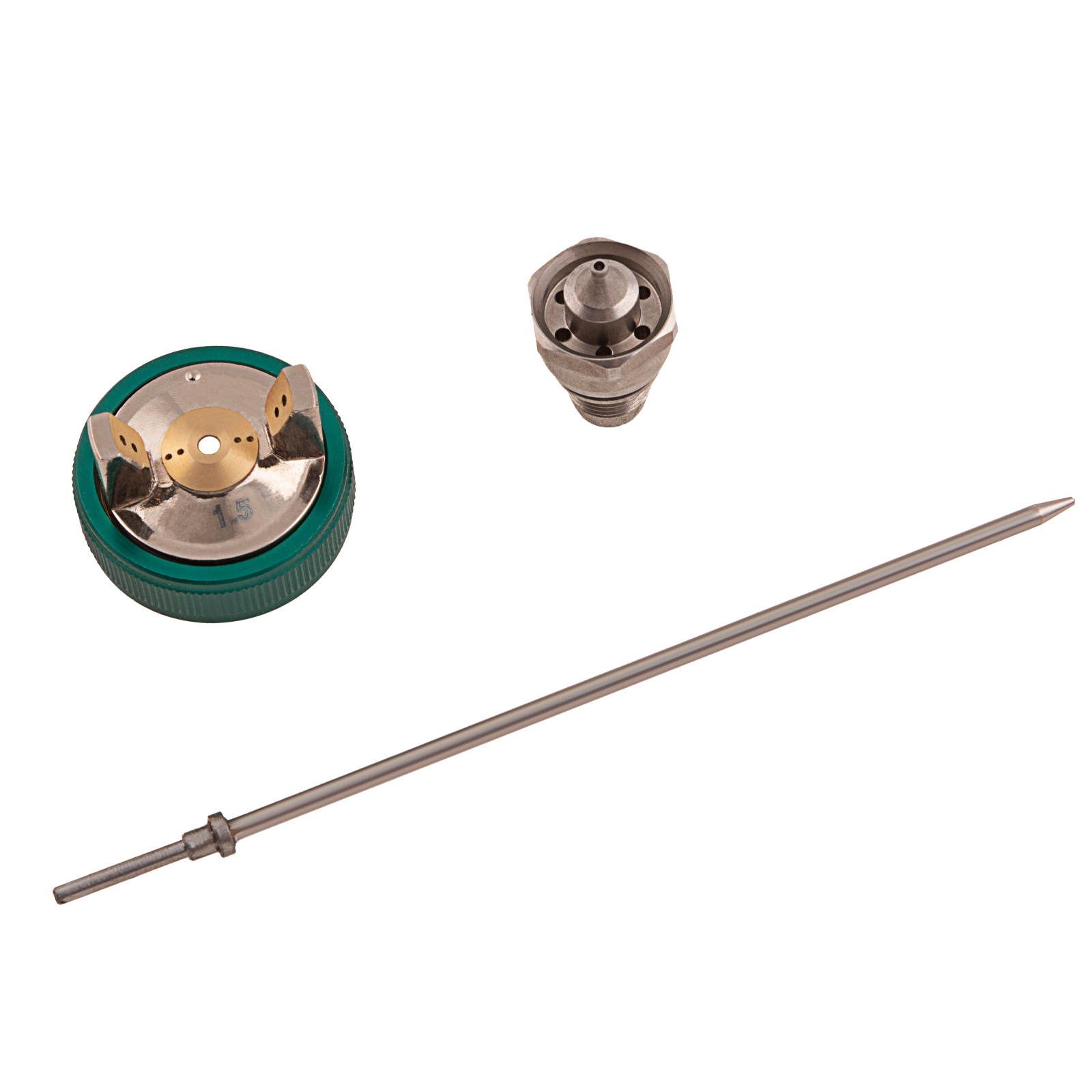 Набор для краскораспылителя AG950LVLP и AS951LVLP : сопло 1.5 мм, игла, чашка Stels (57344)