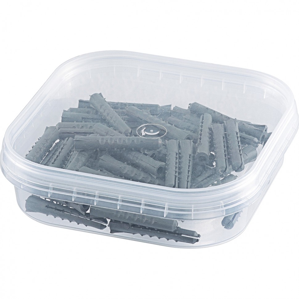 Дюбель, 8 x 40 мм, "Ус" распорный полипропиленовый, 1000 шт Сибртех (46016)