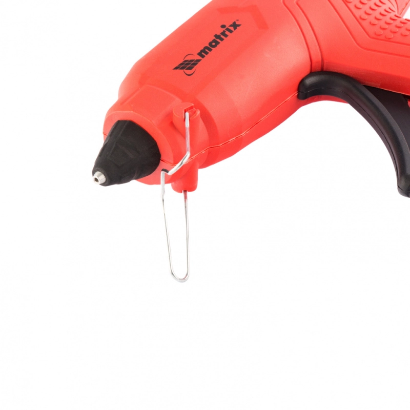 Клеевой пистолет, 11 мм, 30 (160) Вт, 18 г/мин, выключатель и индикатор напряжения Matrix (93006)