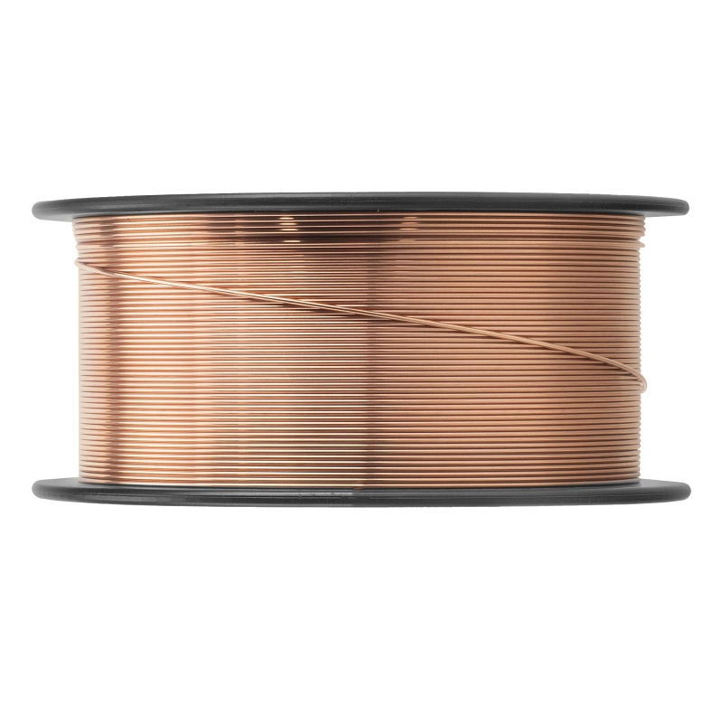 Омедненная проволока ER70S-6, диам. 0,8 мм, 1 кг, диам. катушки D100 Denzel (97540)