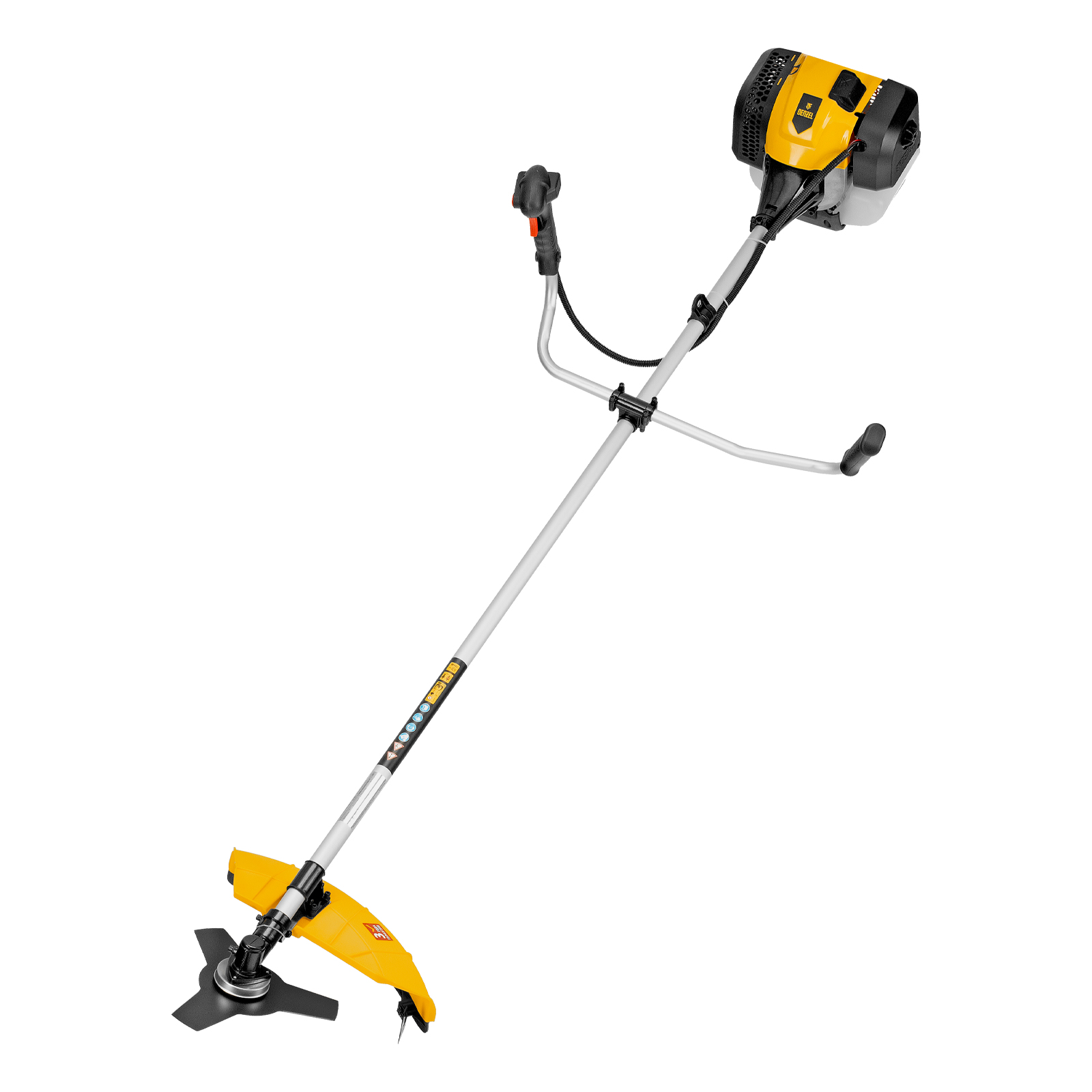 Триммер бензиновый DGT 430, 43 см3, 2.5 л. с, неразъемная штанга, состоит из 2 частей Denzel (96236)