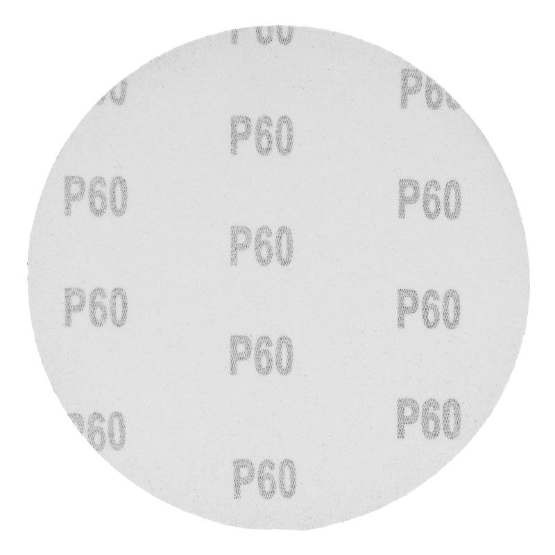 Круг абразивный на ворсовой подложке под "липучку", P 60, 150 мм, 5 шт Matrix (73882)