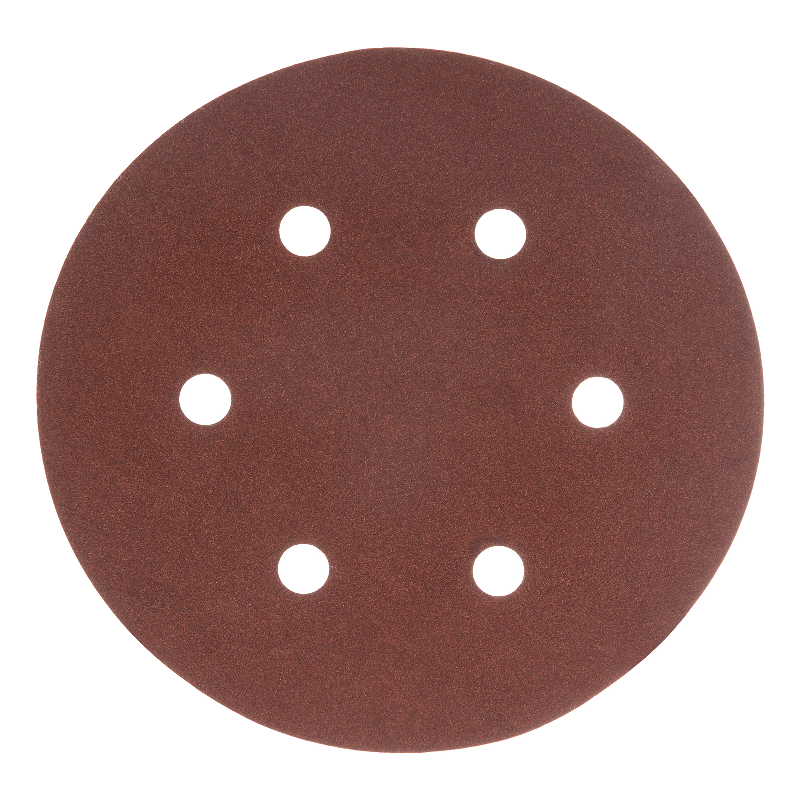 Круг абразивный на ворсовой подложке под "липучку", перфорированный, P 240, 150 мм, 5 шт Matrix (73846)