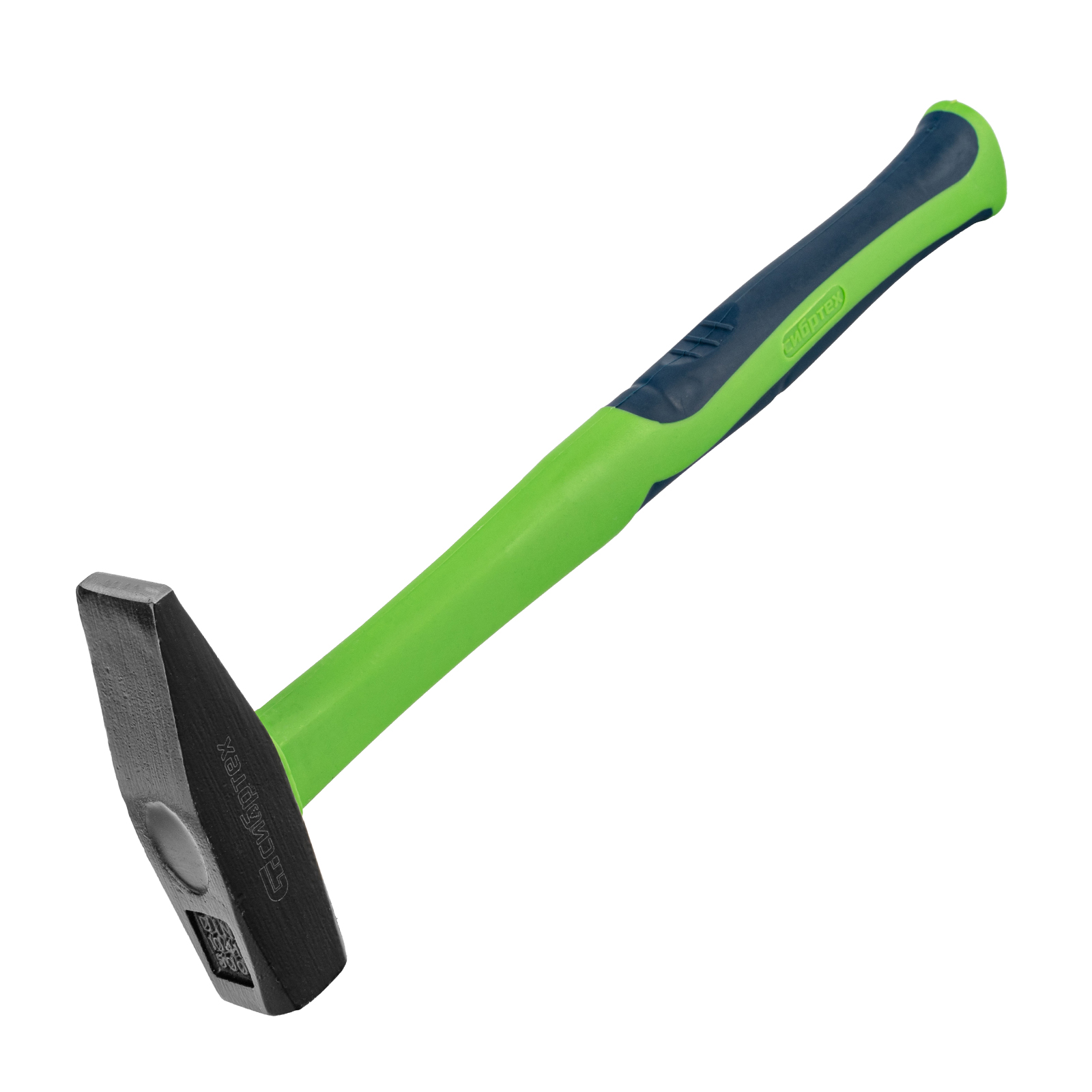 Молоток слесарный, 500 г, фибергласовая обрезиненная рукоятка Сибртех (10323)