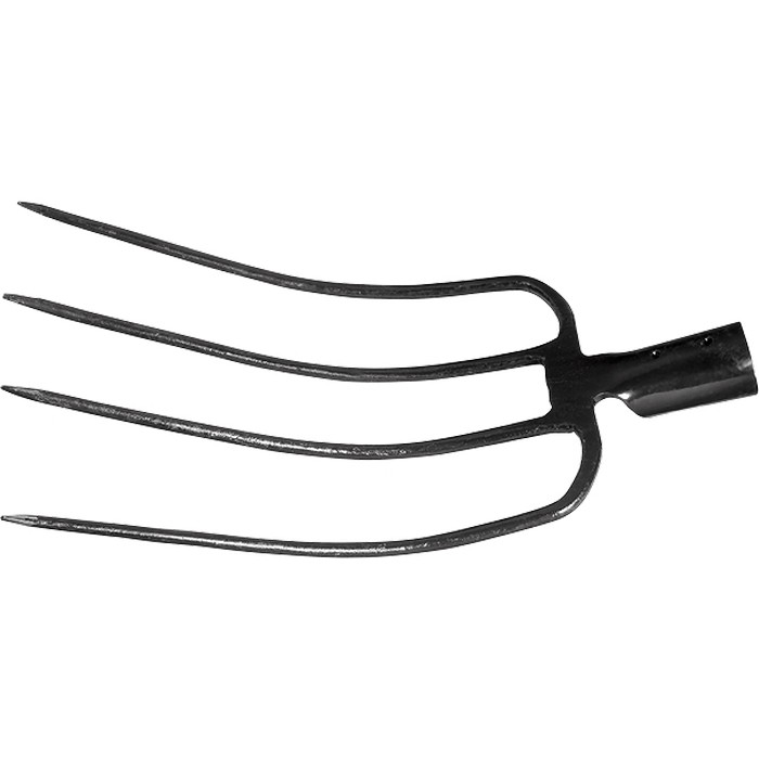 Вилы 4 - х рогие, сенные, 235х330 мм, кованые, без черенка, Сибртех (63836)