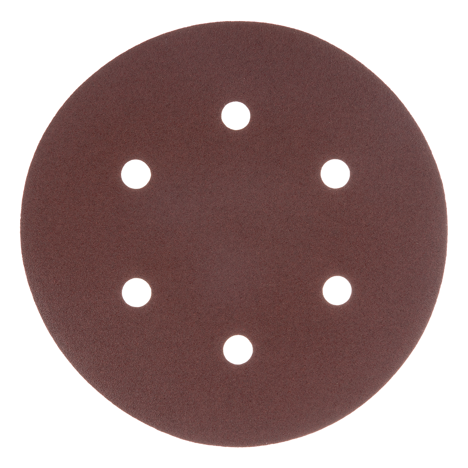 Круг абразивный на ворсовой подложке под "липучку", перфорированный, P 100, 150 мм, 5 шт Matrix (73839)