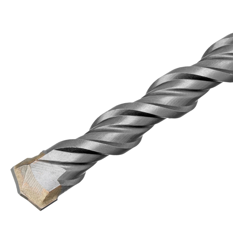 Бур по бетону, двойная спираль, три пылеотводящие кромки, 14 x 210 мм DENZEL (705030)