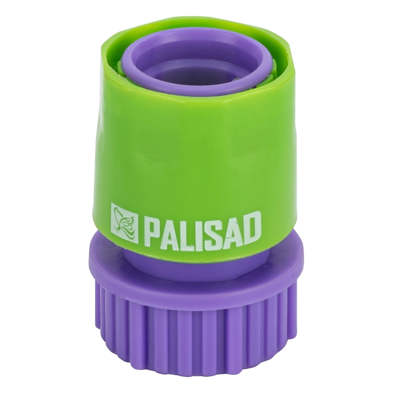 Соединитель пластмассовый, быстросъемный, внутренняя резьба 3/4, аквастоп Palisad (66170)