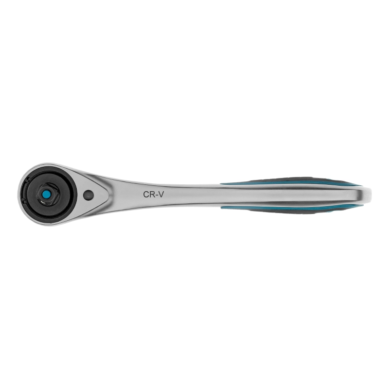 Набор торцевых головок, трещотка 120 зубьев, 1/4", CrV, 12 предметов Gross (14141)