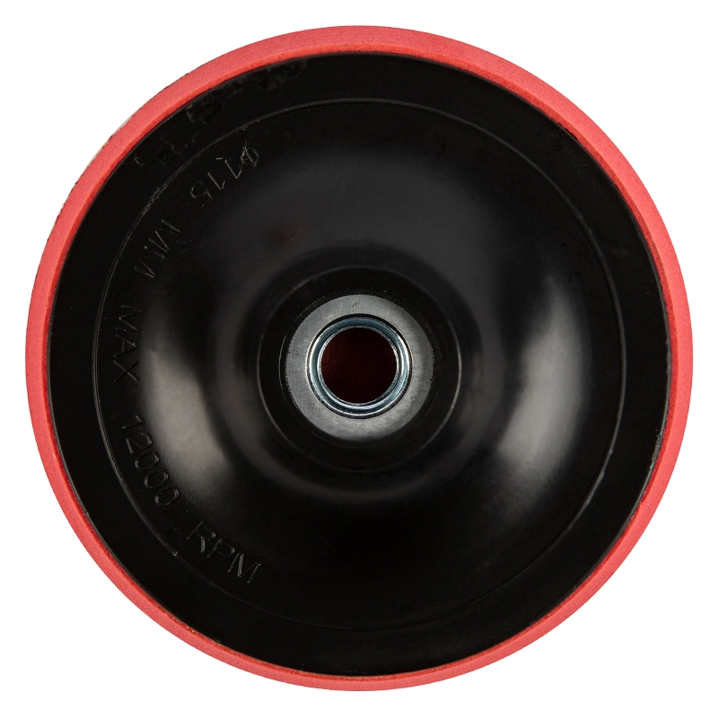 Насадка для дрели и УШМ с липучкой, 115 мм, с адаптером c М14 на d8 Сибртех (76234)