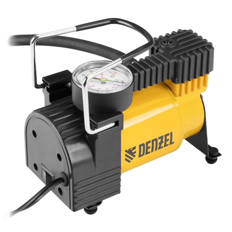Компрессор автомобильный DС-20,12 В, 7 атм, 35 л/мин Denzel (58054)