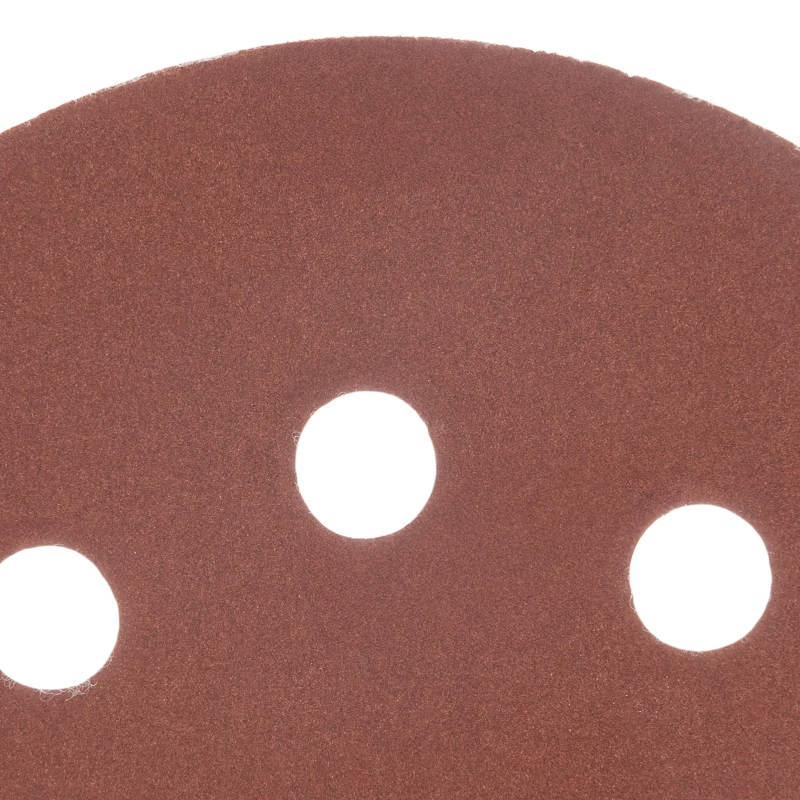 Круг абразивный на ворсовой подложке под "липучку", перфорированный, P 600, 125 мм, 5 шт Matrix (73817)