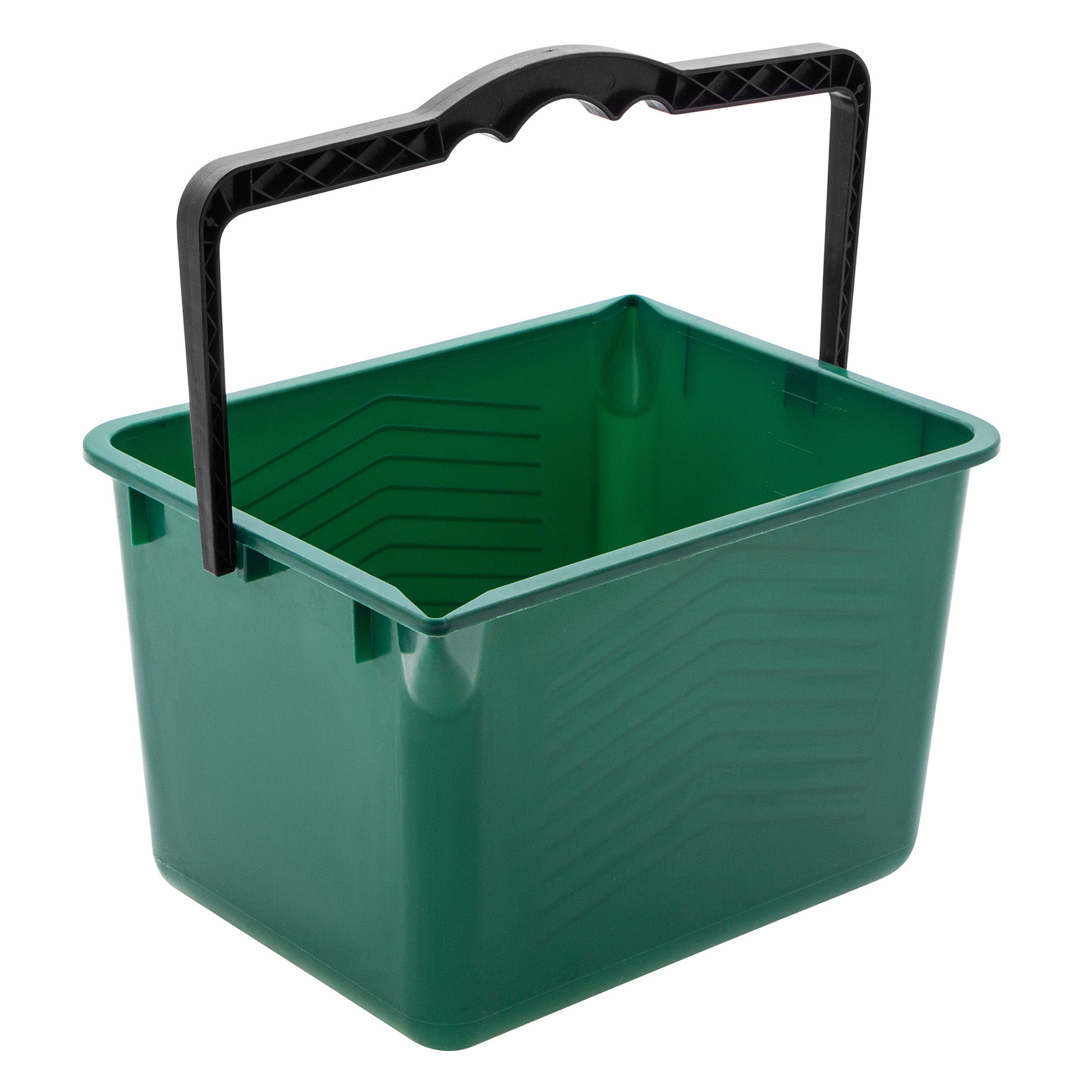 Ведро малярное прямоугольное, 8 л, вторичный полипропилен, Сибртех (81406)