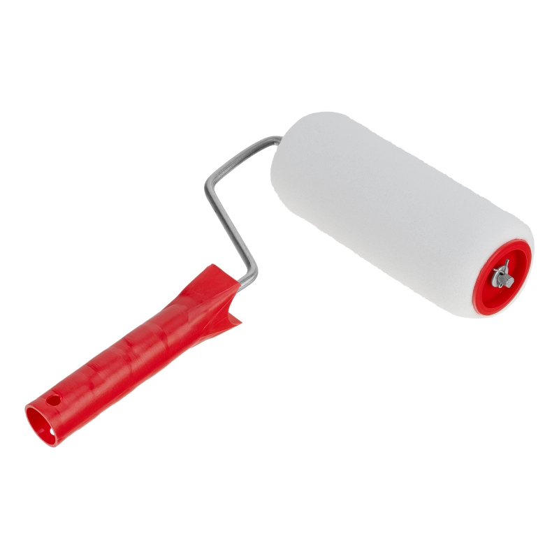 Валик "Поролон", в сборе, 150 мм, D 48 мм, D ручки 6 мм, крепление шплинтом Сибртех (80142)