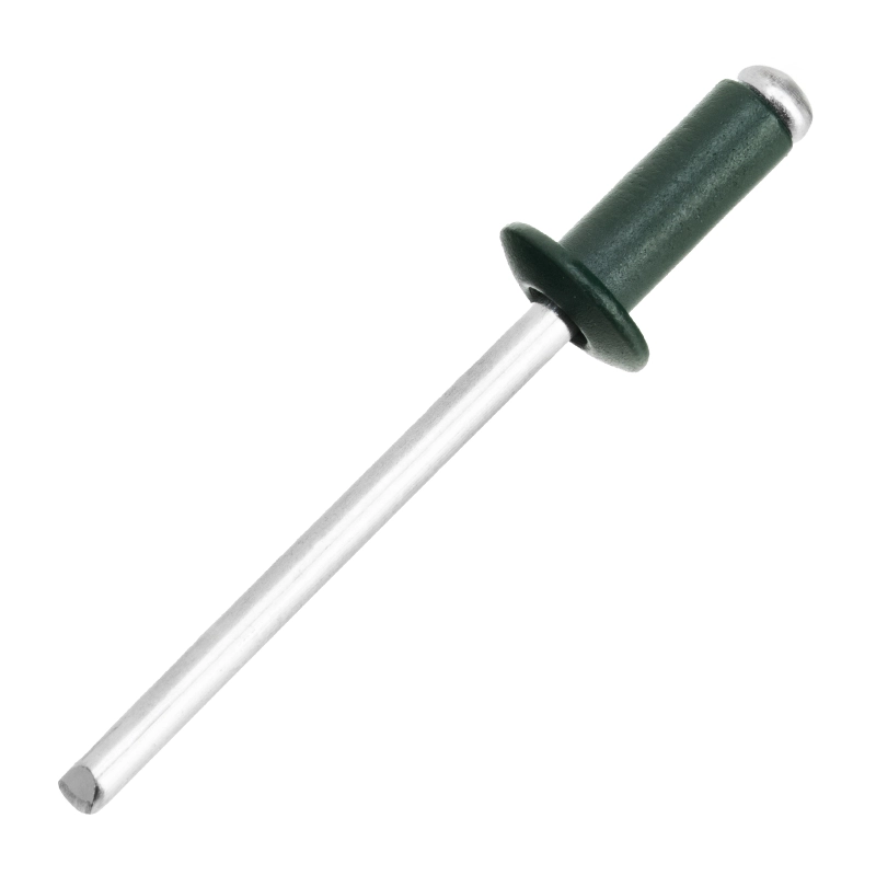 Заклепки 4.0 х 10 мм RAL 6005, темно-зеленые, 50 шт Matrix (40684)