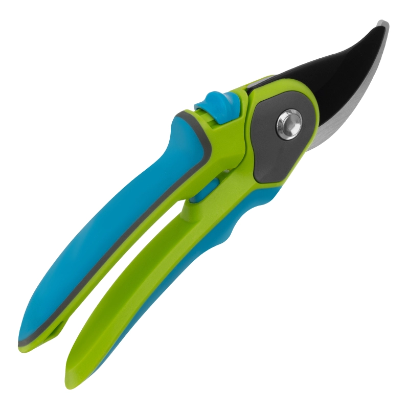 Секатор прямого реза, 225 мм, регулировка захвата, трехкомпонентные рукоятки, Luxe, Palisad (60479)