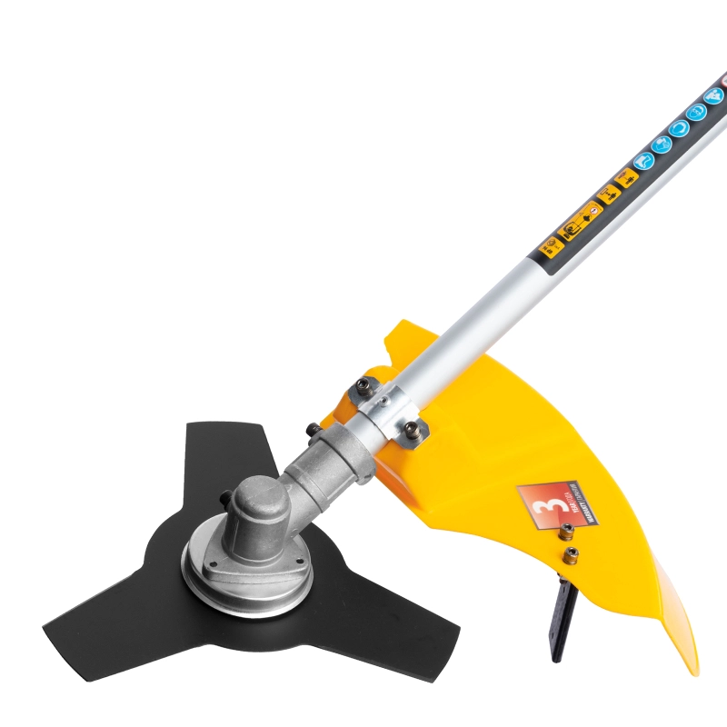 Триммер электрический TE-1200, 1200 Вт, 380 мм, катушка + диск, разборная штанга Denzel (96611)