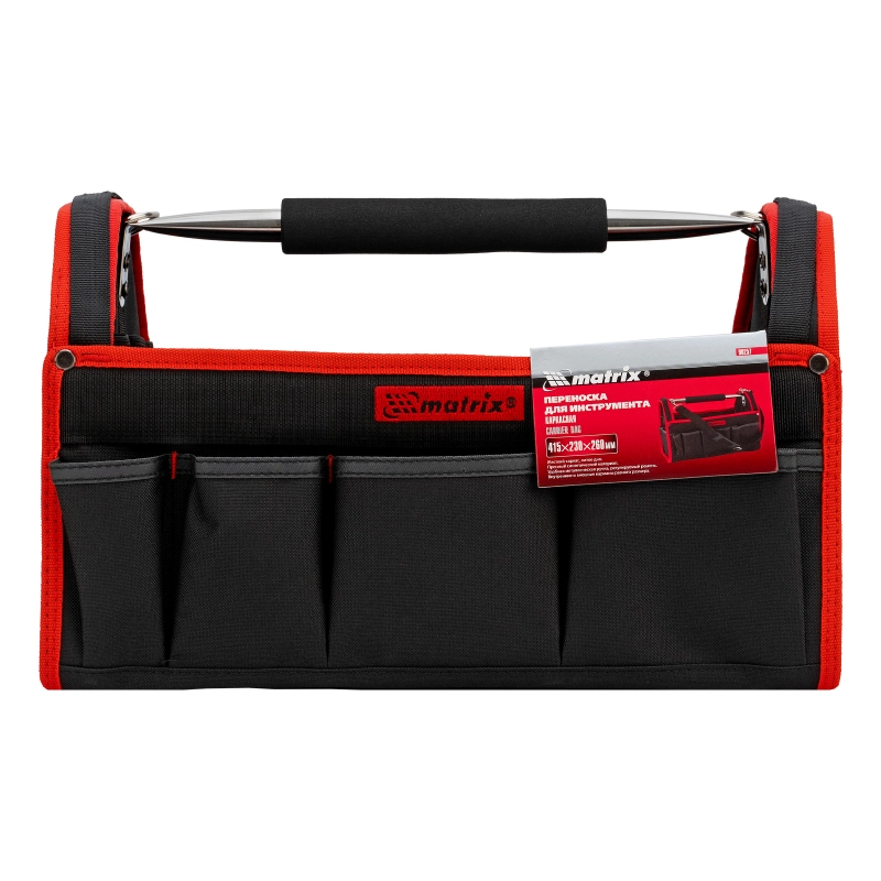 Переноска для инструмента каркасная 415 х 230 х 260 мм Matrix (90257)