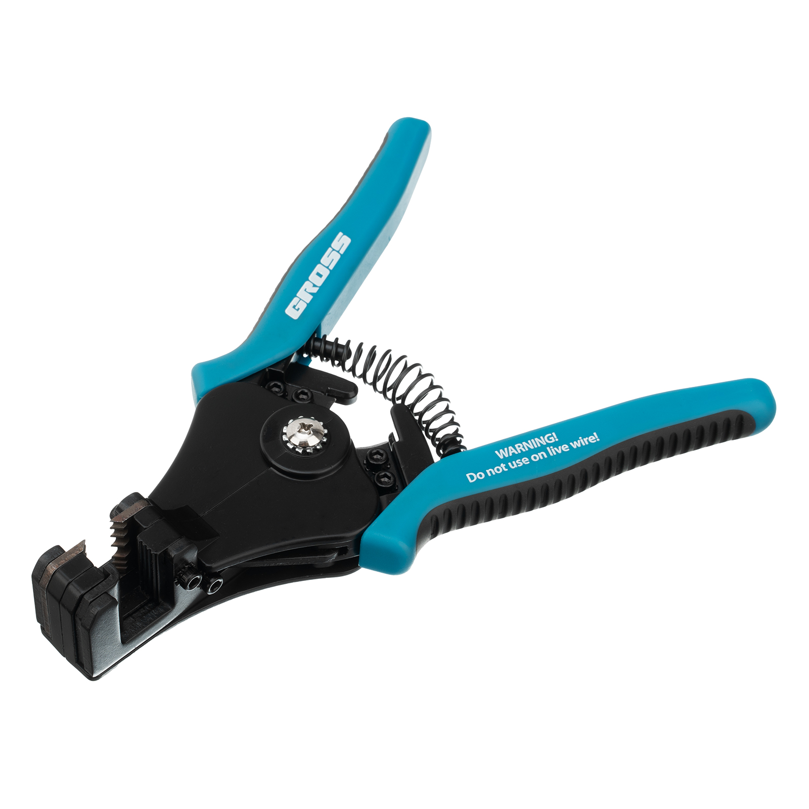 Щипцы для зачистки электропроводов 0.5, 1.0, 1.5, 2.5, 4.0, 8.0 мм/кв (8-22AWG) лезвие SK5 Gross (17721)