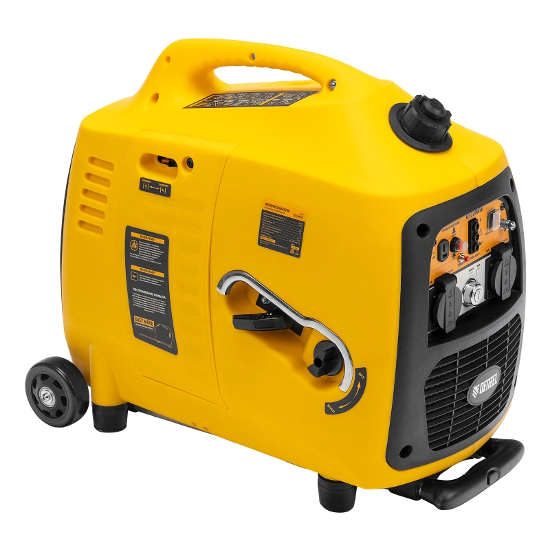 Генератор инверторный GT-3200iSE, 3.2 кВт, 230 В, бак 6 л, закрытый корпус, электростартер Denzel (94703)