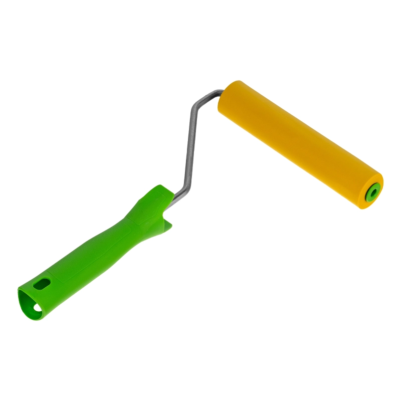 Валик прижимной резиновый с ручкой, 150 мм, D ручки 6 мм Сибртех (81033)