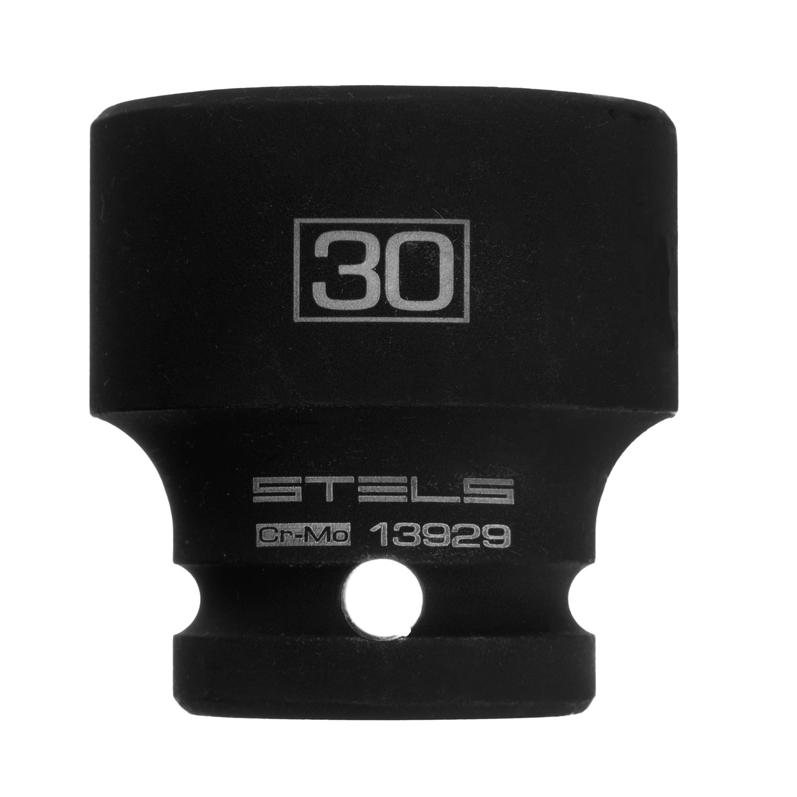 Головка ударная шестигранная, 30 мм, 1/2, CrMo Stels (13929)