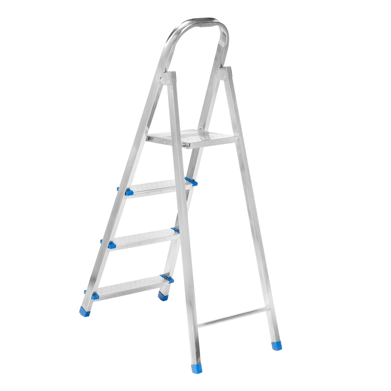 Стремянка, 4 ступени, стальная, оцинкованная Сибртех (97836)