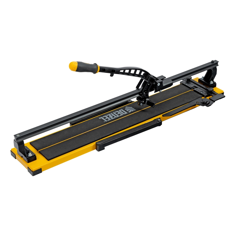 Плиткорез рельсовый 800х16мм, каретка на подш., стальная станина, усил. рукоятка-пенал Denzel (877016)