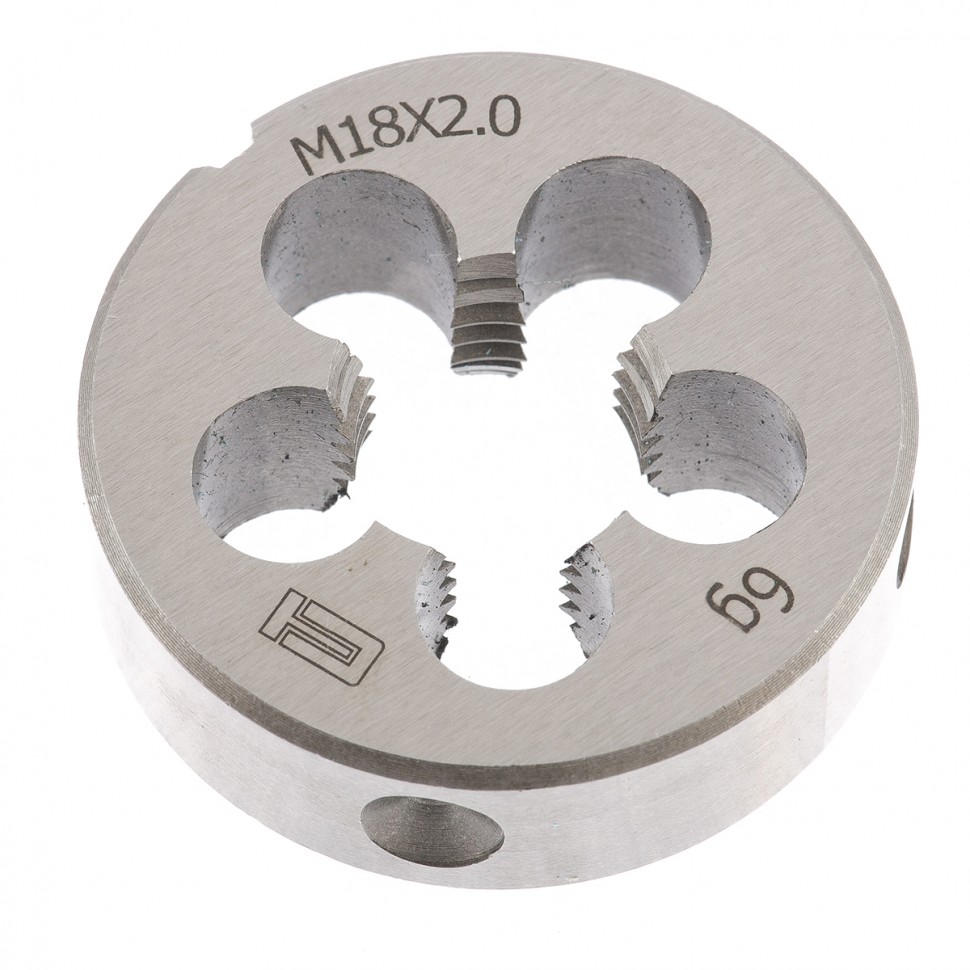 Плашка М18 х 2 мм Сибртех (77050)