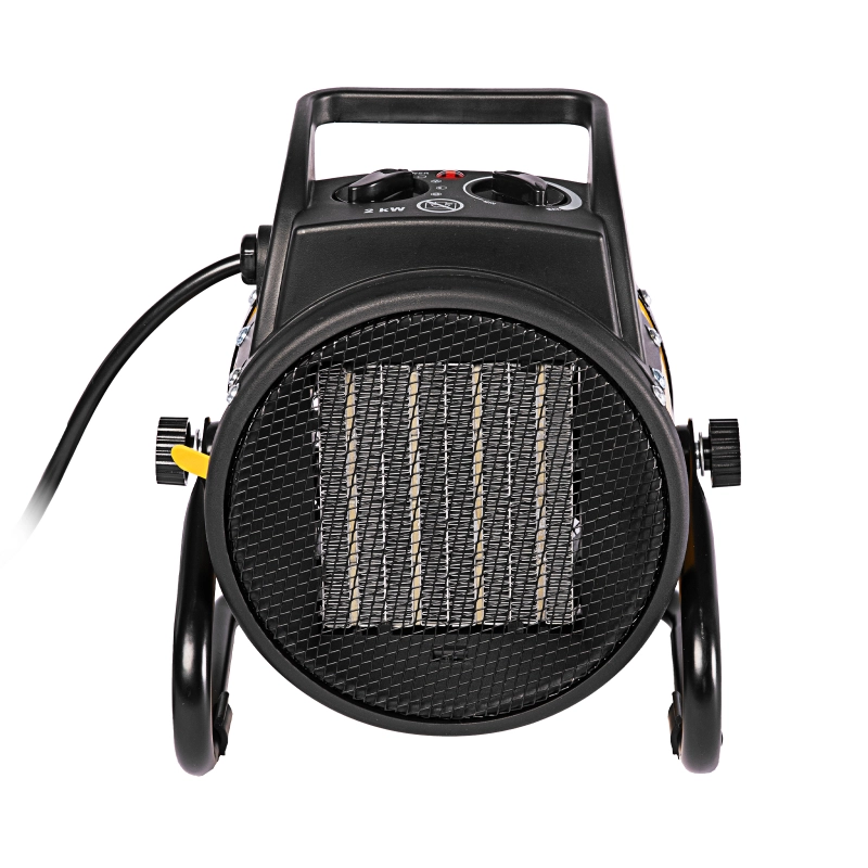 Тепловая пушка, керамический нагреватель (тепловентилятор) DHC 2-100, 230 В, 0.025/1/2 кВт Denzel (96429)