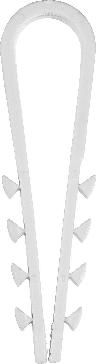 ЗУБР ДХ-К, 11 - 18 мм, нейлон, 100 шт, дюбель-хомут для круглого кабеля (30911-18)