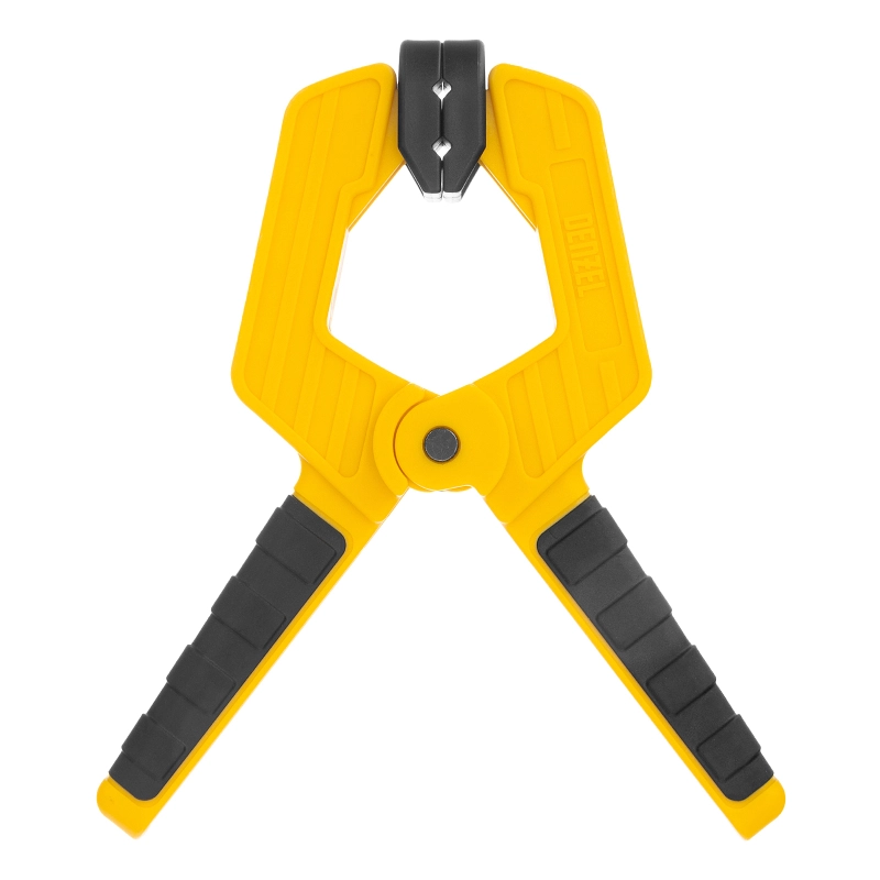 Струбцина клещеобразная, усиленная 65 х 50 мм, двухкомпонентные рукоятки Denzel (20796)