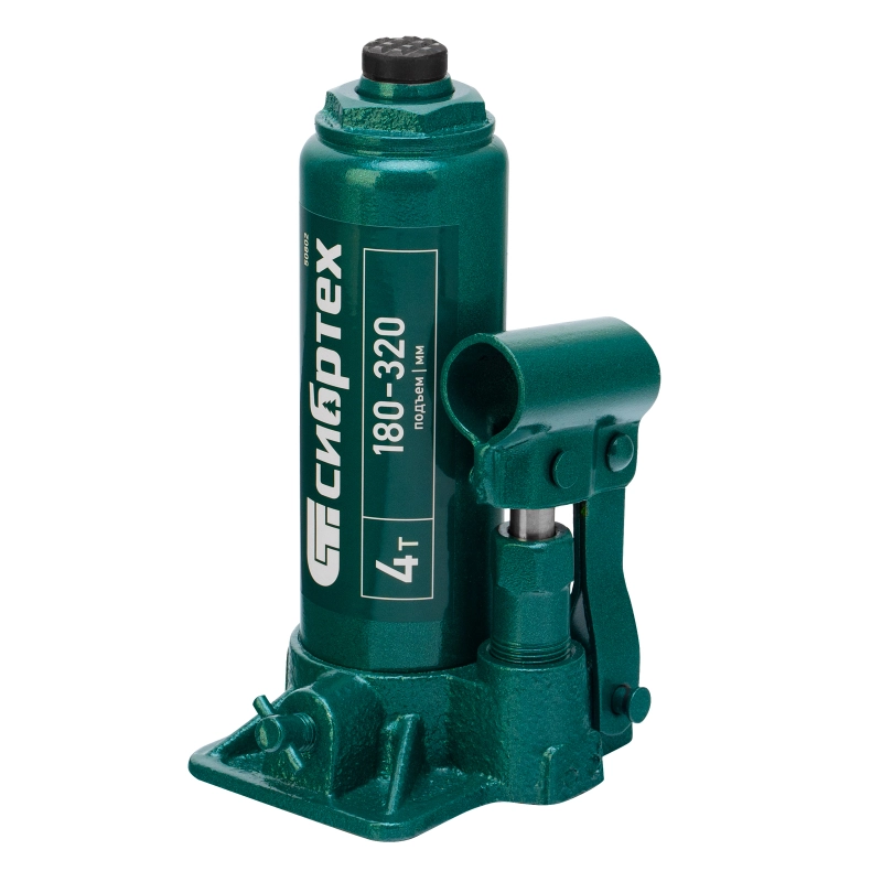 Домкрат гидравлический бутылочный, 4 т, 180-320 мм Сибртех (50802)